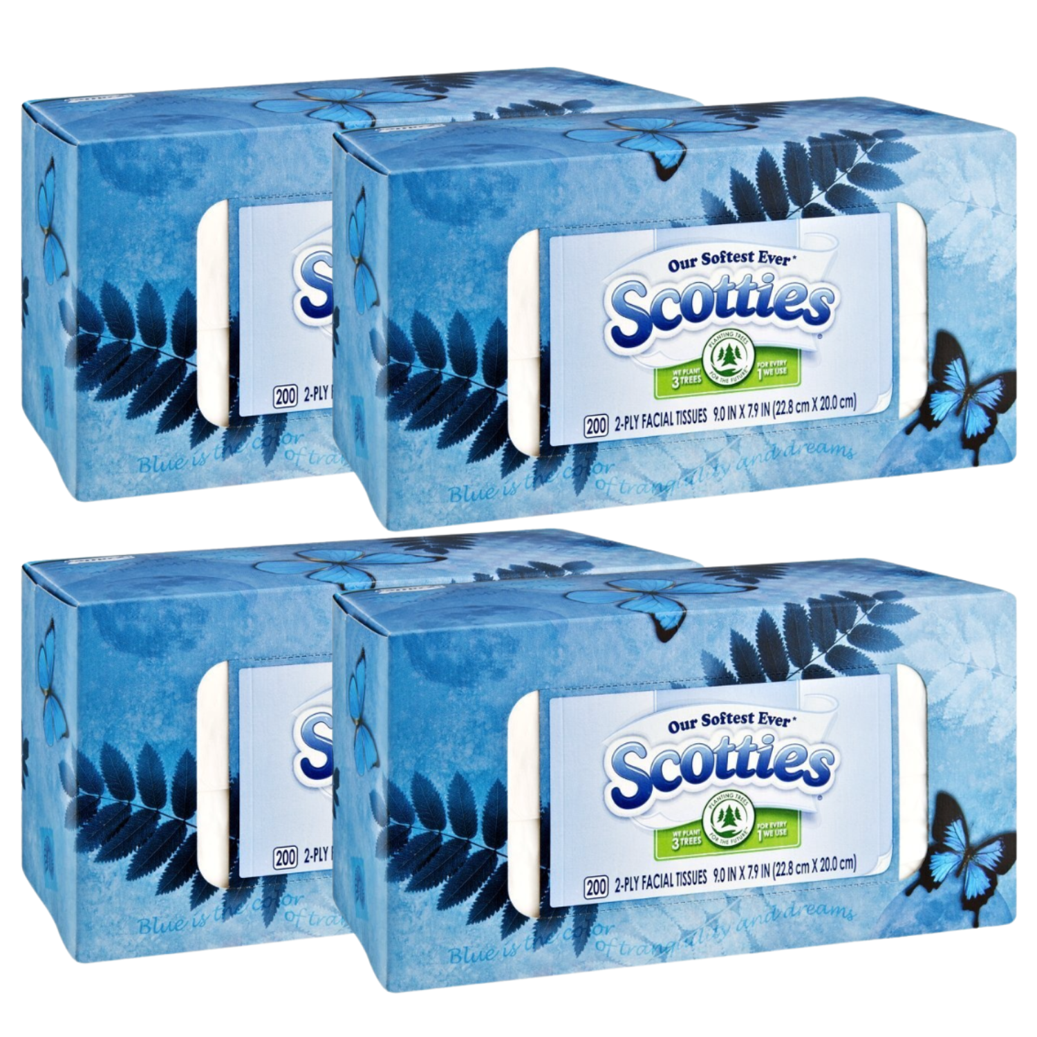 Scotties Facial Tissue Paper 200 Sheets Box Ultra Soft & Absorbent 2