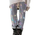 thumbnail image 3 of Feancey Sale of The Day Mardi Gras Women's Workout Leggings Butt Lifting Stretchy Casual Yoga Pants Carnival Trendy Sequin Print Hight Waist Tights Seamless Skinny Pants Multicolor L, 3 of 6