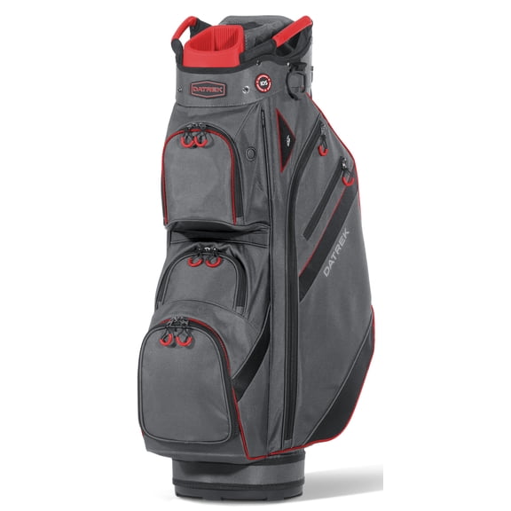 Datrek DG Lite III Charcoal Red Black Cart Golf Bag