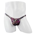 thumbnail image 2 of Relanfenk Swim Shorts for Men Fashion Sretch T-back Micro Thong Briefs Underwear Swimsuit, 2 of 4