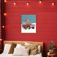 thumbnail image 2 of Stupell Industries Red SUV Christmas Time Canvas Wall Art design by Jilly Jack Designs, 30 x 24, 2 of 7
