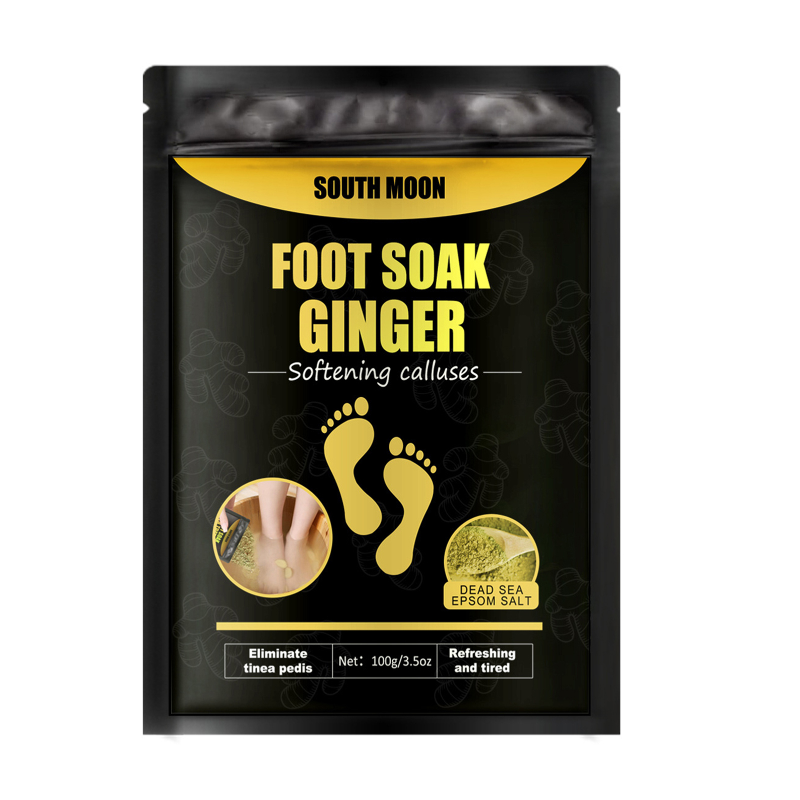 FaLX 100g/Pack Foot Bath Salt Natural Easy to Use Effective Foot Soak