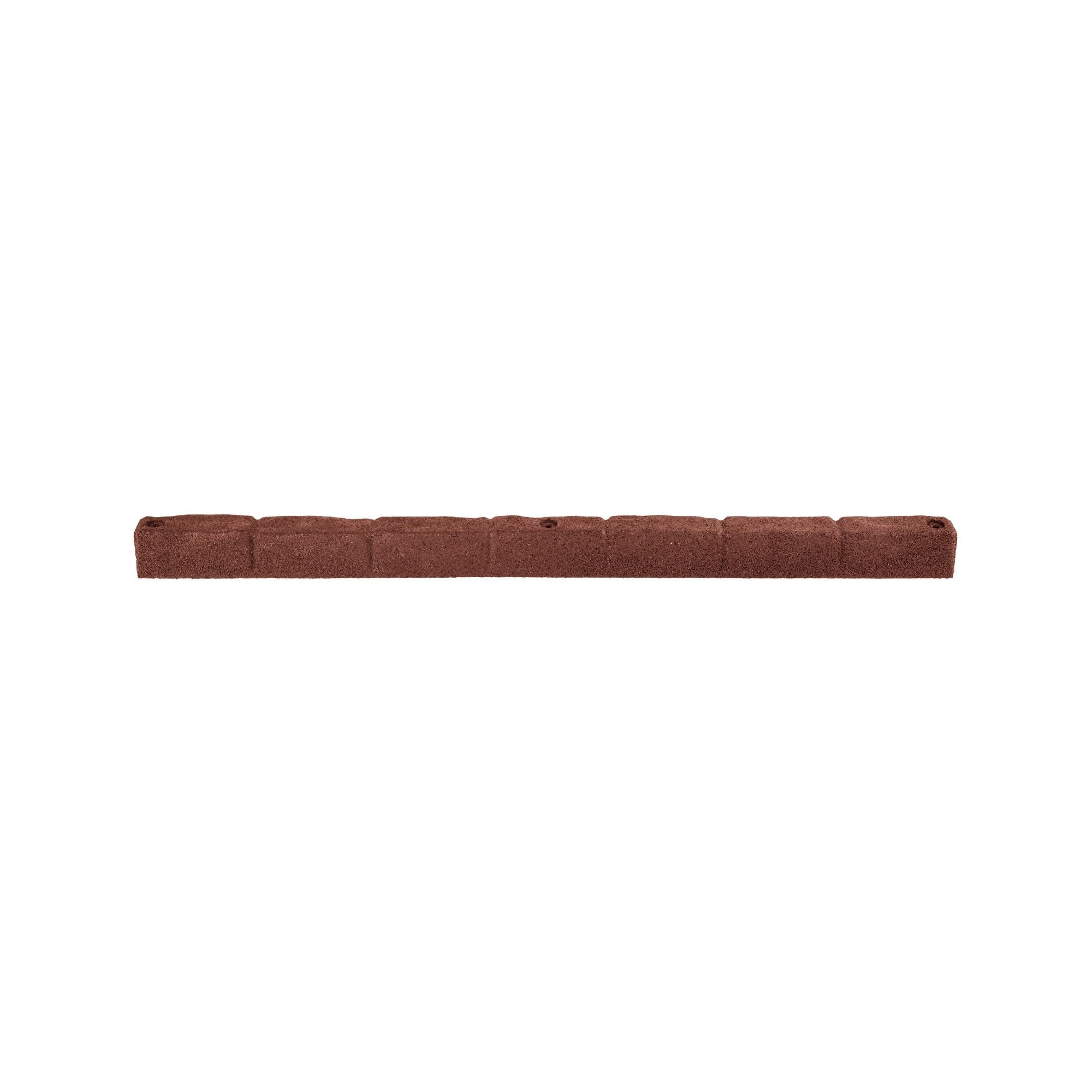 GroundSmart SmartLoc Cobblestone Landscape Edging, 4' Red Rubber Garden Edging Border, 36 pack