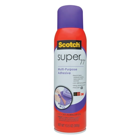 General Purpose Spray Adhesive - Scotch Super 77 Multi-Purpose Spray Adhesive, 13.5 Oz.