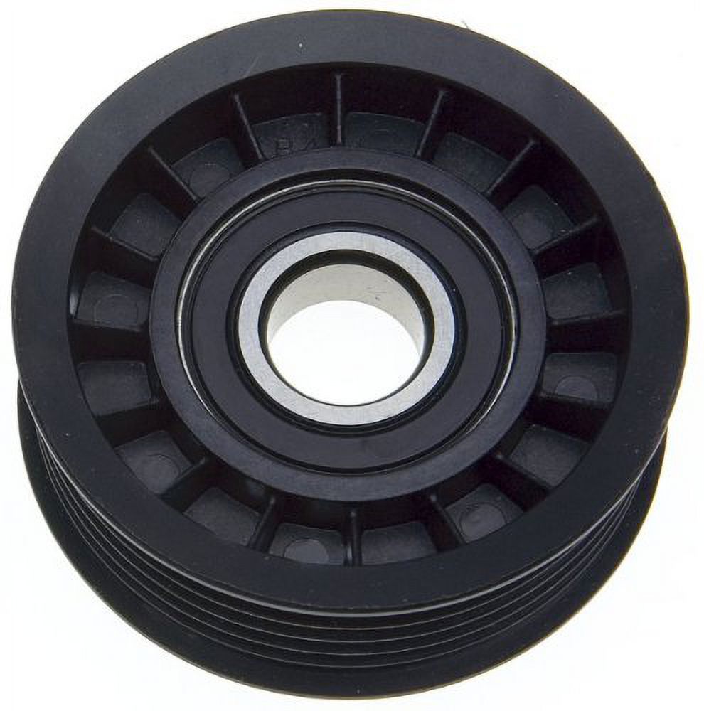 ACDelco Professional 38008 Flanged Idler Pulley, Black Fits select: 1999-2013 CHEVROLET SILVERADO, 2001-2008 FORD ESCAPE