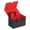 Black, variant on 160 Card Deck Box with Compartment Container for Trading Black red