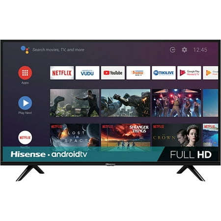 Restored Hisense 43" Class 2K LCD FHD Android TV Smart TV H55 Series 43H5500G [Refurbished]