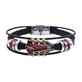 thumbnail image 2 of YYKihy Retro Leather Guitar Bracelet Unique Wristband With Stainless Clasp Rock Jewelry For Music Enthusiasts Accessory For Men And Women, 2 of 9