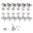 thumbnail image 1 of 6+6 Guitar Tuning Keys Pegs Open Tuners Zinc Alloy Machine Heads for 12 string Guitar, 1 of 14