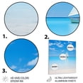 thumbnail image 3 of Designart "Boat gracefulness Minimalism I" Nautical & Beach Metal Art Print, 3 of 5