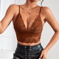 thumbnail image 3 of DAFPZW Lace Cami for Women,Sexy Bralette Crop Top V Neck Bustier Top Adjustable Spaghetti Strap Going Out Lingerie Outfits, 3 of 6