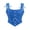 01 Blue, variant on Fewfanhot Shapewear Underwear Vintage Lace Up Tie Front Bustier Shapewear Top Renaissance Corset Tops for Women
