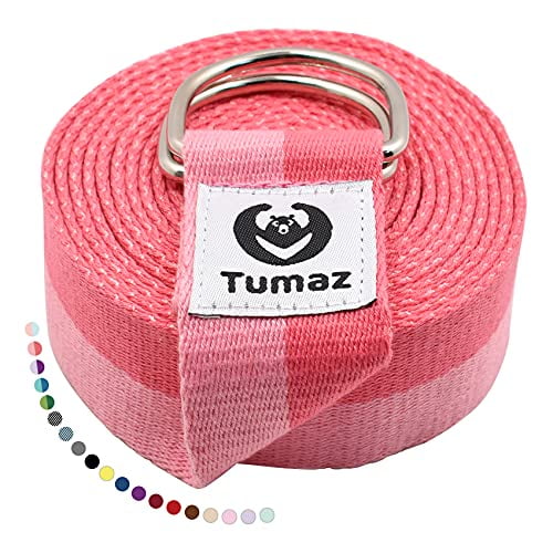 groet Ezel nationalisme Tumaz Yoga Strap/Stretch Bands [15+ Colors, 6/8/10 Feet Options] with Extra  Safe Adjustable D-Ring Buckle, Durable and Comfy Delicate Texture - Best  for Daily Stretching, Physical Therapy, F - Walmart.com