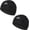 2pcs Black, variant on 2 Packs Moisture Wicking Skull Cap Beanie Hat, Summer UV Protection Elastic Running hat Helmet Liner Under Helmet Hats Headwear, for Running Hiking Motorcycle Cycling Sports Hat Skull Cap