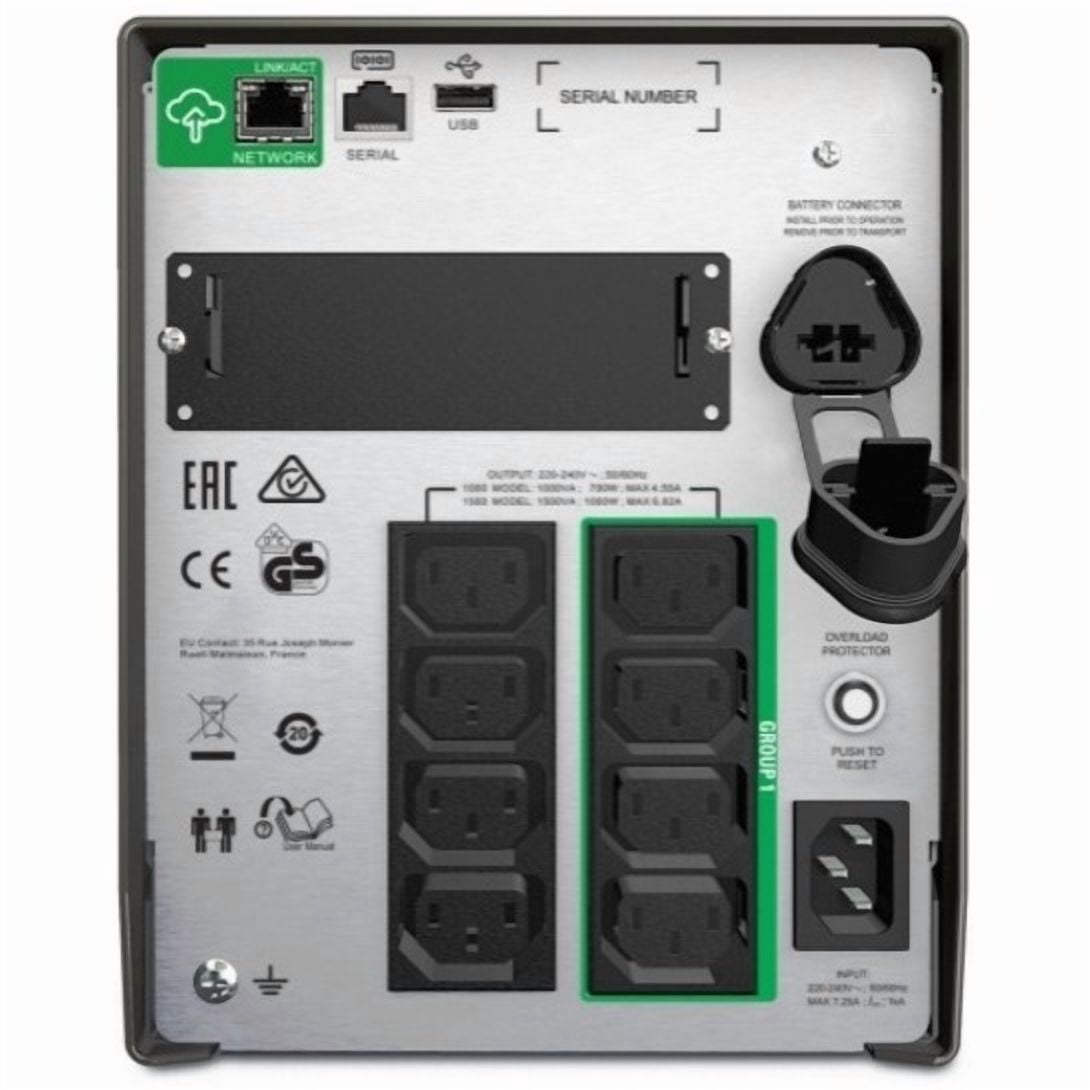 APC Smart-UPS 1500Va LCD 230V with Smartconnect SMT1500IC