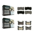 thumbnail image 1 of TEC Front Rear Ceramic Brake Pads Kit for Car Mercedes-Benz C63 AMG S E63 CLS63 KTC-100685, 1 of 10