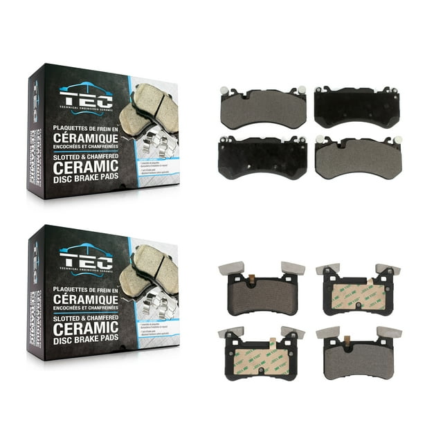 TEC Front Rear Ceramic Brake Pads Kit for Car Mercedes-Benz C63 AMG S E63 CLS63 KTC-100685