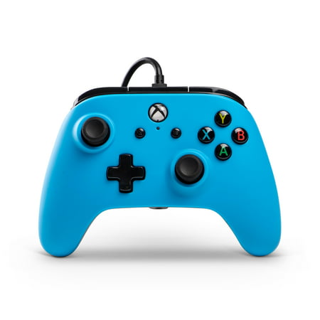 PowerA Wired Controller for Xbox One - Blue (Best Xbox One Controller For Pc)