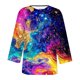 thumbnail image 4 of Tejiojio Womens Summer Crew Neck Casual T Shirt 3/ Length Sleeve Blouses Tops Athletic T-Shirt for Women Graphic S-3XL, 4 of 7