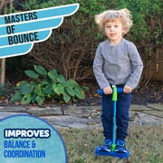 Waddle Foam Pogo Hopper, Kids Fun and Safe Pogo Stick for Toddlers, Ages 3 and up, Blue
