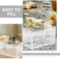 thumbnail image 3 of unbranded 3Ud Comedero Transparente Para Poultry Rutin Con De Tapadera Fácil De Llenar, 3 of 8