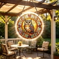 thumbnail image 4 of Guodhu Acrylic Puzzle Sun Catcher Owl Window Hanging Rainbow Maker for Home Wall Art Mixed Material 3D Crystal Puzzle 100 Pieces(multicolour X), 4 of 7