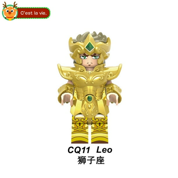 Saint Seiya Muñeca De Bloques De Construcción Dorada Saint Seiya Sagitario Leo Colección De Bloques De Construcción Mini Muñeca De Regalo Para Niños Juguete Estilo Lego