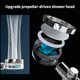 thumbnail image 3 of Hand Shower,water Saving Anti Limescale,360high Pressure Propeller,three Tier Filter,3 Replaceable Pp Cotton (silver), 3 of 5