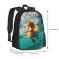 thumbnail image 2 of Balery Underwater Swimming Duck Backpack for Men and Women - Durable 600D Oxford Cloth -Large Capacity, Water-Resistant School, Travel, and Hiking Bag, 2 of 7