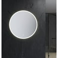 thumbnail image 5 of Fresca Fmr014242rd Angelo 42" Diameter Modern Circular Aluminum Frameless Bathroom Wall, 5 of 5
