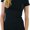 Black, variant on ToBeInStyle Women's Slim Fit Crew Neck Short Sleeve Longline Tee