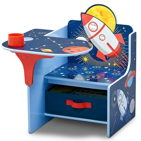 Delta Children Space Adventures Chair Desk with Storage Bin, Greenguard Gold Certified