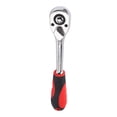 thumbnail image 1 of Llave de tubo con trinquete, mango de 72 dientes, liberación rápida automática, vástago recto de 1/2 pulgada de largo (para usar con broca de 12,5 mm), 1 of 14