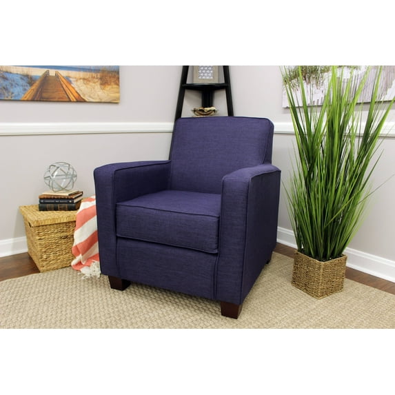 Johnston Trackarm Lounge Chair - Eggplant