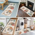 thumbnail image 5 of Runner Rug 2'x6', Fall Pumpkins Washable Non-Slip Hallway Runner Rugs, Thanksgiving Autumn Gnomes Truck Leaf Bedside Rugs Floor Mats Carpet Runners for Kitchen Bathroom Laundry Room, 5 of 8