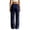 Dark Blue, variant on ZHOGXU Casual Wide Leg Drawstring Pants Womens With Elastic Waist Loose Straight Trousers Solid Color Sport Sweatpants All Seasons Wardrobe