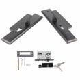 thumbnail image 4 of Home Door Lock, Door Handle Lock Set Convenient Installation Aluminum Alloy  For Bedroom, 4 of 8
