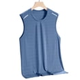 thumbnail image 6 of Ccpelsie Mens Tank Tops Workout Sleeveless Shirts Casual Tees Gym Muscle Shirts for Men(Blue,L), 6 of 9