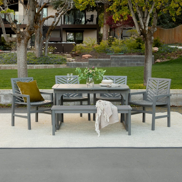 Grey wash 2024 outdoor dining table