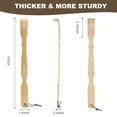 thumbnail image 3 of Back Scratcher YIMICOO, 43 cm de largo, mango de madera de bambú, paquete de 3, 3 of 7