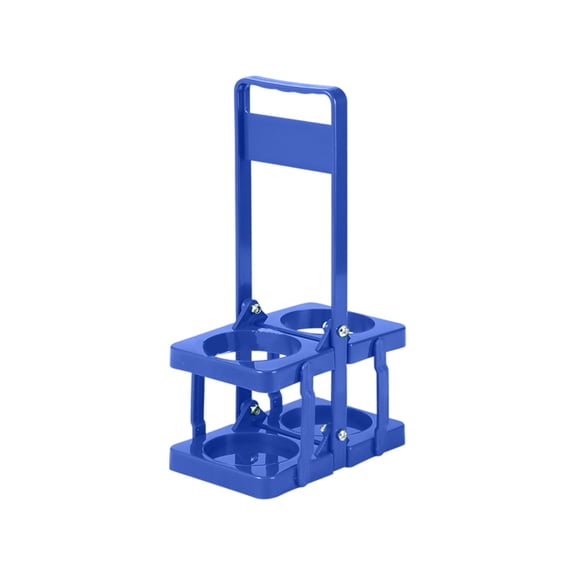 Foldable 2 Bottle Drink Carrier Portable Bottle Holder Handheld Two Cup Caddy for Outdoor Party