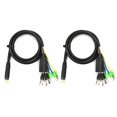 thumbnail image 1 of 2Pcs 60cm E-Bike 9Pin Motor Convert Extension Cable Cord Waterproof Connector for Front Rear Wheel Hub Motors, 1 of 9