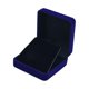 thumbnail image 2 of Caja de exhibición de terciopelo, soporte para exhibición de colecciones, pines de solapa con medallas conmemorativas Azul Negro, 2 of 9