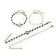 thumbnail image 5 of Pulsera con cuatro capas de agua, pulsera con combinación de piezas, pulsera redonda con cuentas, pulsera con ondas y pompones surtidos, 5 of 8