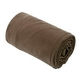thumbnail image 3 of Soft Fleece Sleeping Bag Liner Business Backpacking Thermal Cold Weather Sleeping Camping Blanket Coffee, 3 of 9