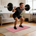 thumbnail image 3 of Squat Mat with Position Guide 35x80cm Diatomaceous Earth Rubber Non Slip Portable for Home Yoga Abs Squats Lunges Core Training, 3 of 4