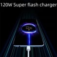 thumbnail image 4 of Adecuado para línea de datos de mijo de arroz rojo Línea de carga flash TIPO C de 120 W Pantalla Punto decimal estándar dorado Carga rápida de 6 A, 4 of 4