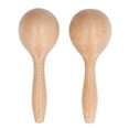 thumbnail image 1 of Music Maracas, Beech Wood Material Maracas Hand Percussion Glossy Hand Feel  For Parties For Concerts For Games, 1 of 8