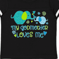 thumbnail image 4 of Inktastic My Godmother Loves Me- cute elephants Boys or Girls Toddler T-Shirt, 4 of 5