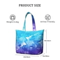 thumbnail image 4 of 22 Inch Oversized Travel Bag Lightweight Canvas Weekender Duffel with Multi Pockets, Colorful Pop Pattern, 4 of 5